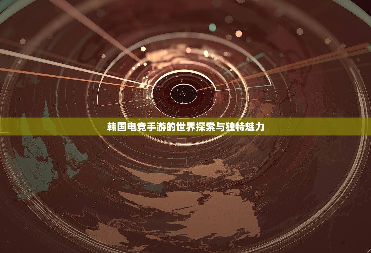 韩国电竞手游的世界探索与独特魅力