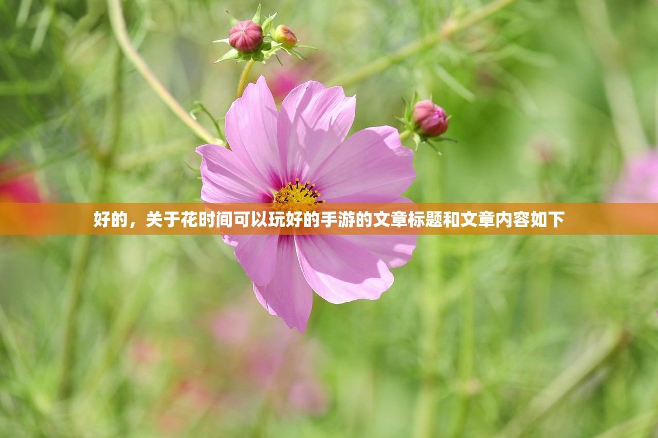 好的，关于花时间可以玩好的手游的文章标题和文章内容如下