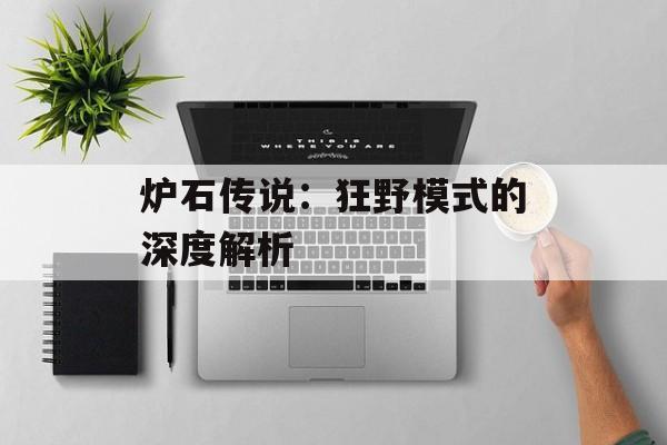 炉石传说：狂野模式的深度解析