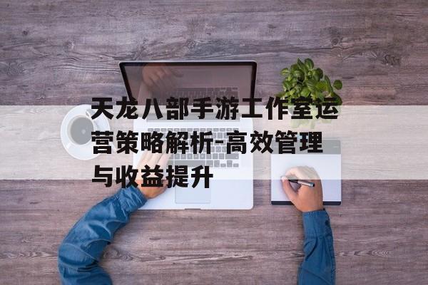 天龙八部手游工作室运营策略解析-高效管理与收益提升