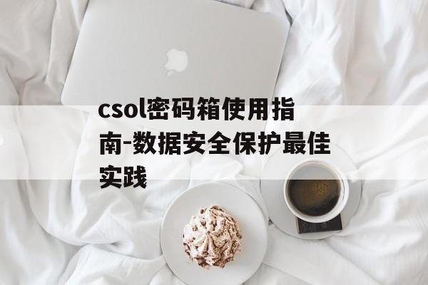 csol密码箱使用指南-数据安全保护最佳实践